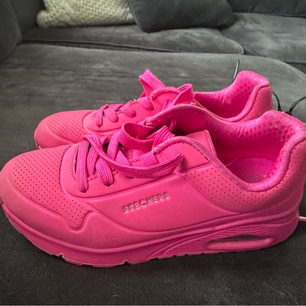 Skechers Hot Pink Athletic Shoes